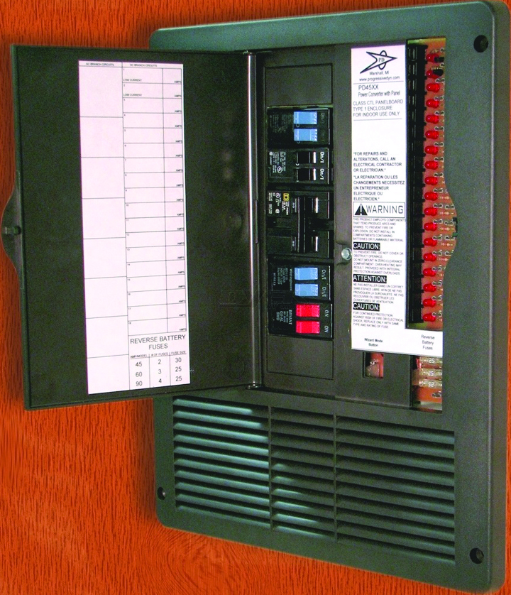 All-In-One 240v, 50 Amp Ac/dc Distribution Panel With 60 Amp Converter With Built-In Charge Wizard