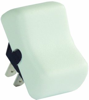 Single Replacement On-Off Rocker Switch - White