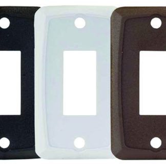 Single Face Plate-Black