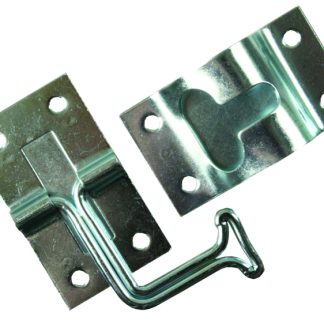 90° T-Style Door Holder Zinc Packaged