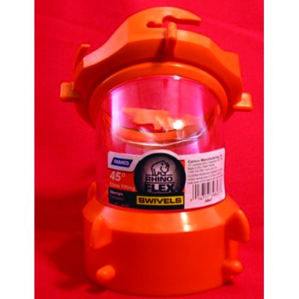 Rhinoflex 90 Degree Swivel Fitting, Clear