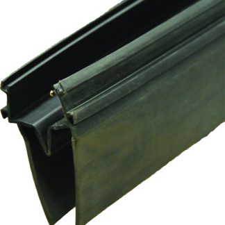 Double Ekd Base W/ 2-3/8 Wiper, Black - 1-1/2 X 3-3/16 X 14'
