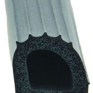 Foam D Seal w/Hats 5/8” x 5/8” x 50’