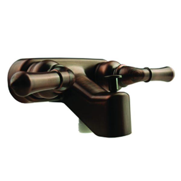 Classical RV Tub & Shower Diverter Faucet -Brushed Satin Nickel