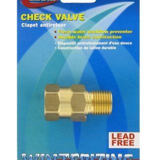 Check Valve, 1/2, Brass, MPT X FPT, Lf, Bulk