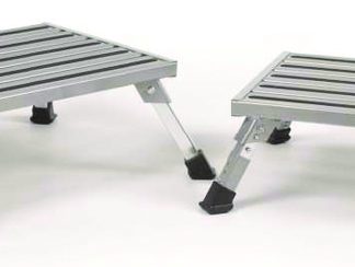 Step Stool, Aluminum Platform Step, Adjustable Height