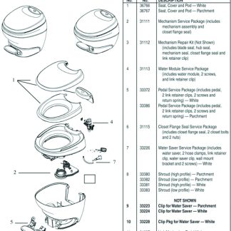 Bravura Closet Seal Pkg