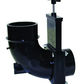 Ell 90° Rotating Valve, 3 Spigot x 3 Elbow with Spigot Outlet