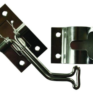 45° T-Style Door Holder Stainless Steel Packaged