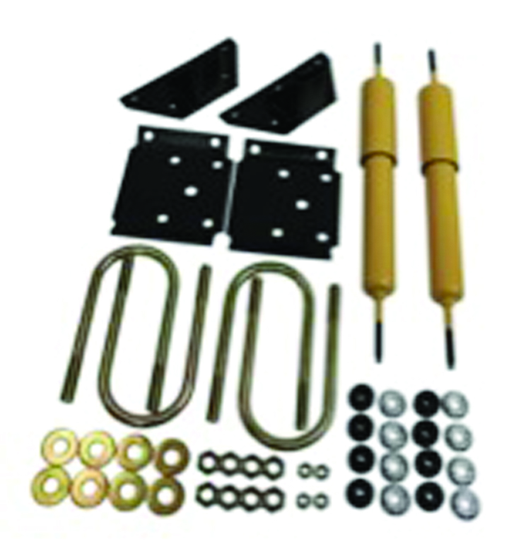 Shock Mount Kit, 3 Axle Tube