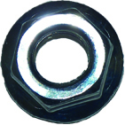 7/16 X 20 Flanged Hex Lock Nut (zinc)