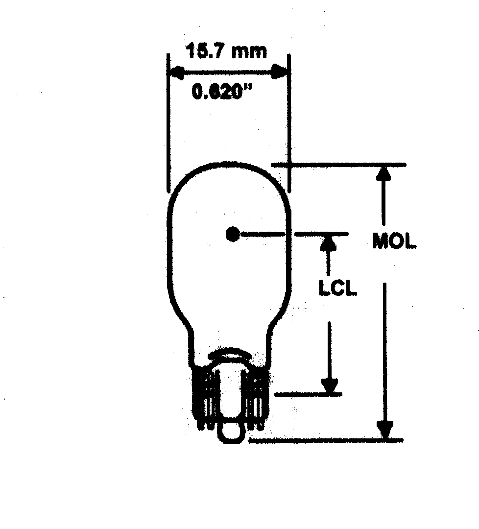 Bulb 921 Auto 3rd Brake Lamp 10/box
