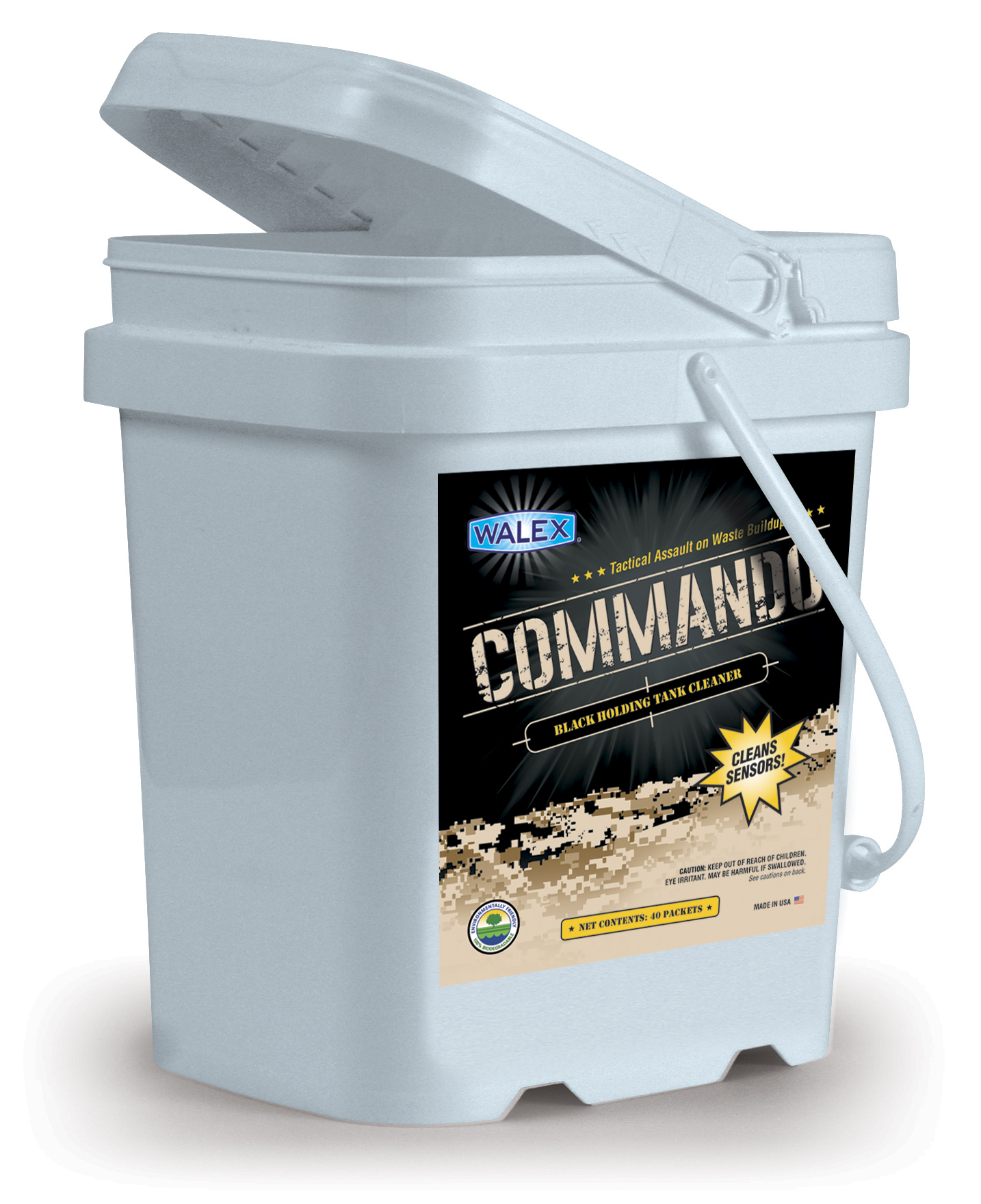 Commando Black Tank Cleaner - 40 ct Bulk Pack