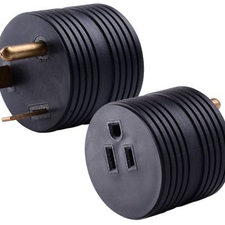 30am-15af Adapter Plug, Round, Bulk