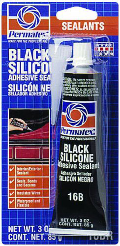 Silicone Adhesive Sealant-black