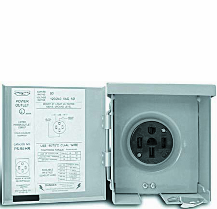 50 AMP Power Outlet