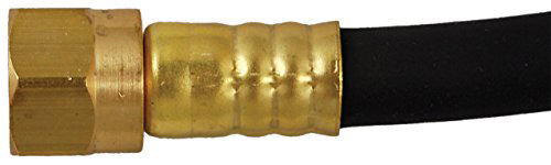 HIGH PRESSURE LP HOSE 12", 1/4" ID, 3/8" FEMALE FLARE SWIVEL X 3/8" FEMALE FLARE SWIVEL