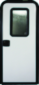 26 X 72 Rh Radius Motorized Entry Door