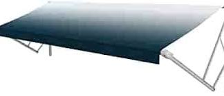 54 Xl Window Awning Roller, Blue Fade, White Wg
