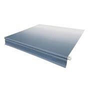 42 Standard Window Awning Roller, Blue Fade, White Wg