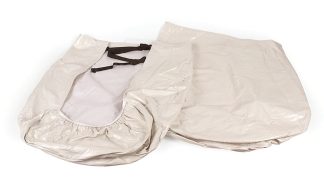 Cover, Wheel & Tire Protectors 40-42, Colwh Vinyl, Set/2
