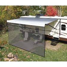 Shade, Front Panel Awning - Black 07x10