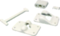 4 Polar White Composite t-Style Door Holder W/ 1¼ Bumper