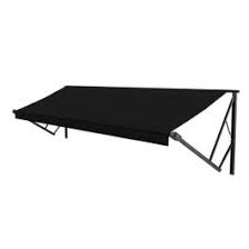 156 Xl Window Awning Roller, Black Solid
