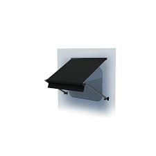 108 Standard Window Awning Roller, Black Solid