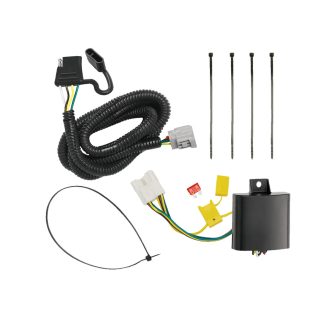 Tow Harness Wiring Package (4-Flat) W/circuit Protected Modulite® Module