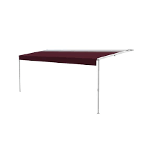 90 Xl Window Awning Roller, Burgundy Fade, White Wg