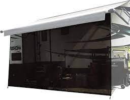 Shade, Front Panel Awning - Black 08x17