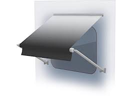 54 Standard Window Awning Roller, White Fade, White Wg