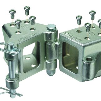 Fold-Away™ Bolt-On Hinge Kit, 3 X 3 Trailer Beam, Zinc Finish, Rating 5,000 Lbs.
