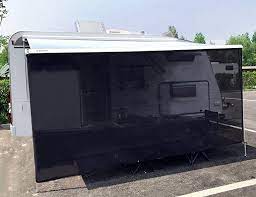 Shade, Front Panel Awning - Black 06x15
