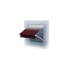 42 Standard Window Awning Roller, Burgundy Fade, White Wg
