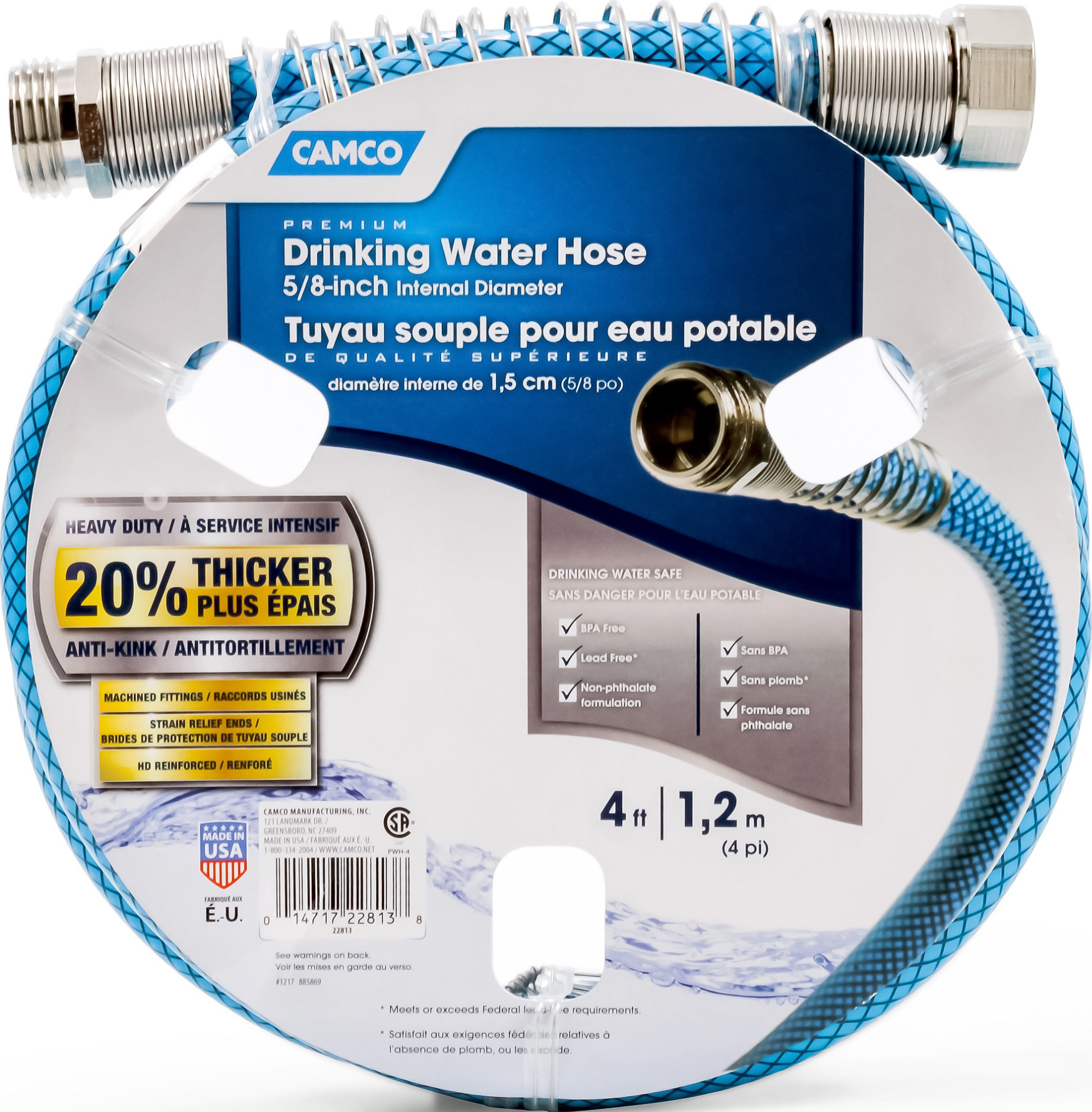 Tastepure 4' Premium Drinking Water Hose, 5/8 Id Llc - Image 2