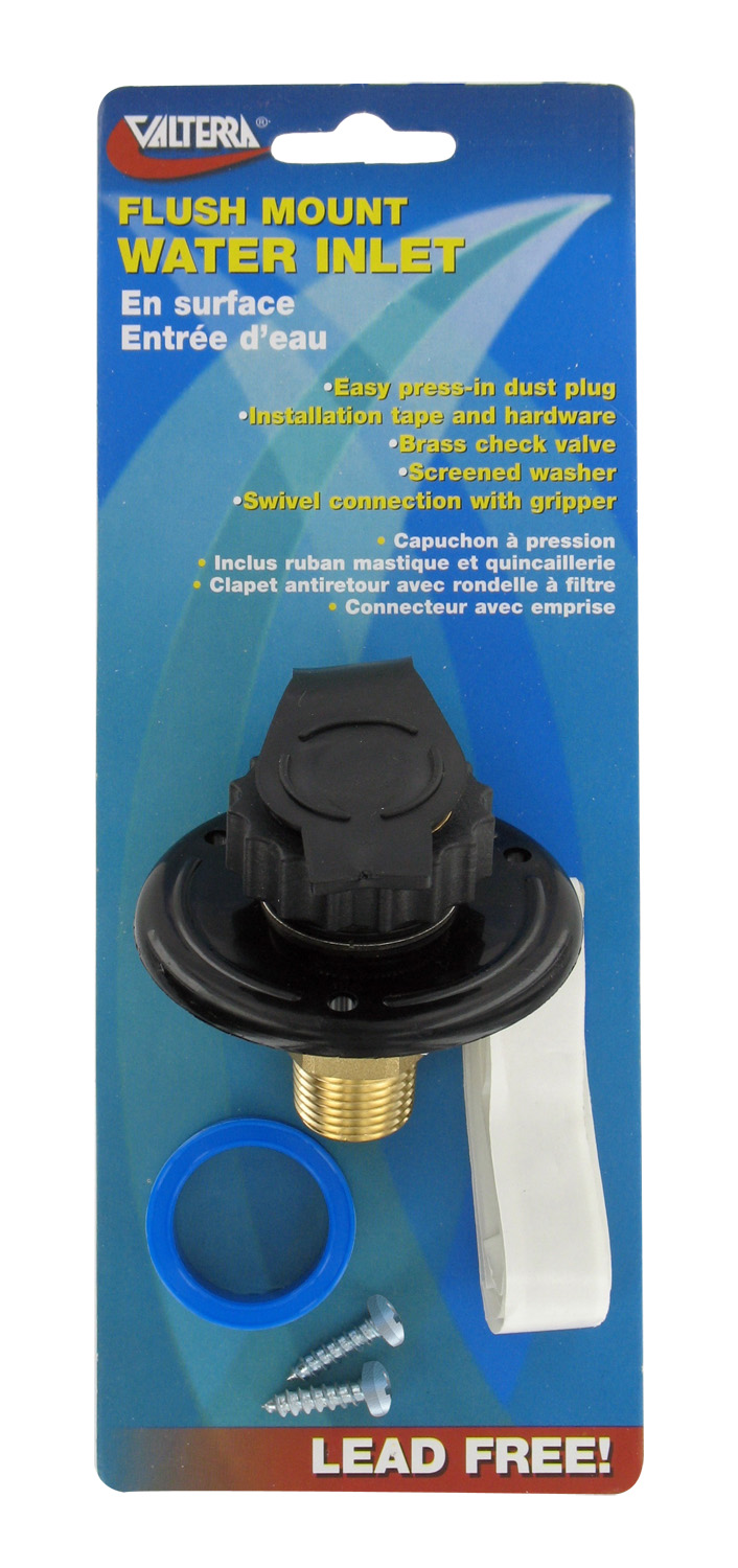 Water Inlet, 2-3/4 MPT, Black, Carded - Image 2