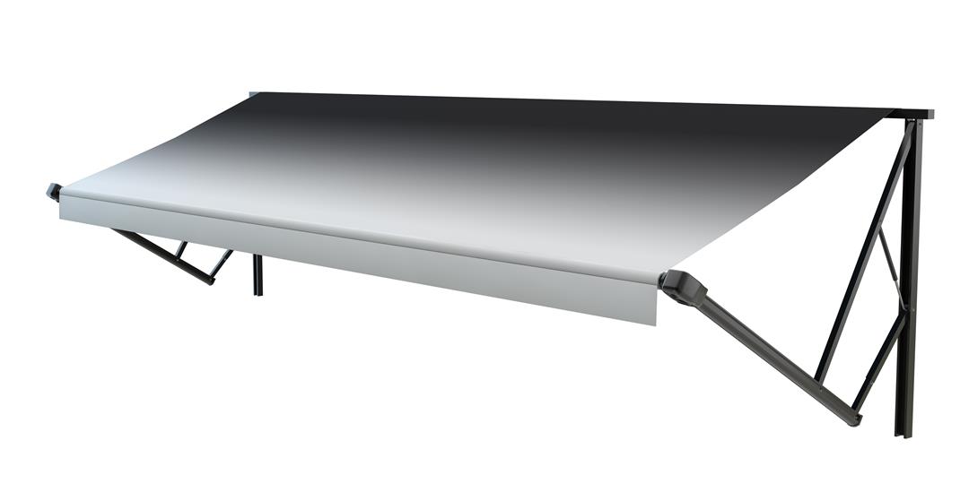 19' Black Fade-Bkwg, Roller Assembly, Standard
