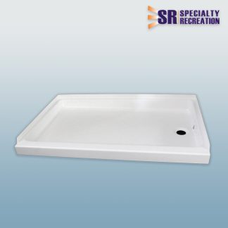 Shower Pan 24x36 - White - Right Drain