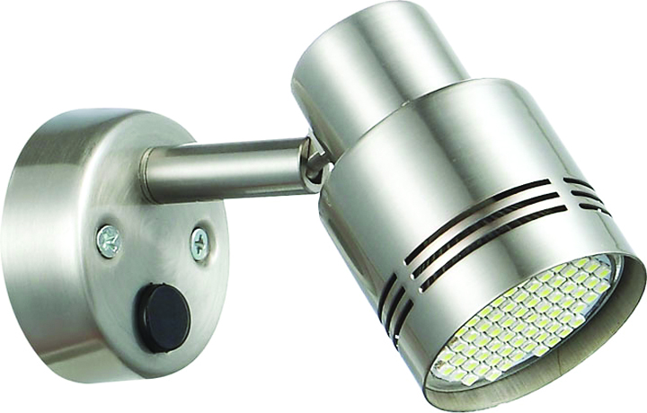 LED Reading Light, Brushed Nickel